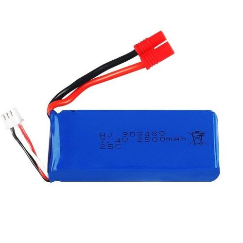 Аккумулятор 2S 7.4V 2500mAh для дрона Syma X8C X8W X8G, RC машин 12428 12423, запасная батарея