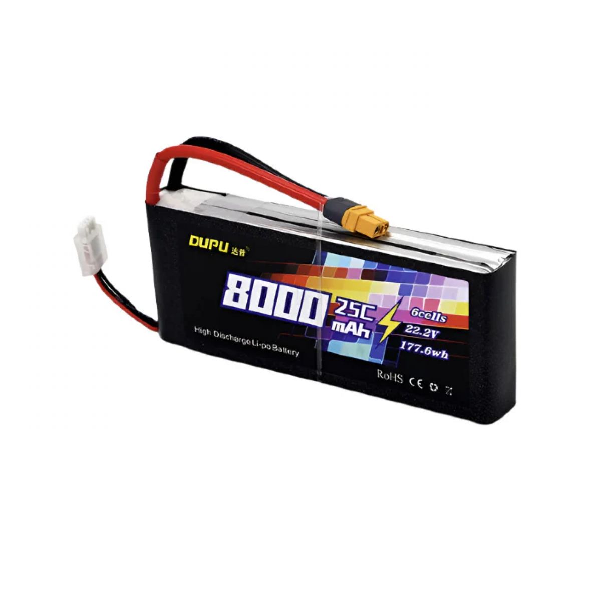 DUPU LiPo аккумулятор 8000mAh 3S/4S/6S 25C/60C/85C для дрона – разъемы XT60/XT90 DUPU LiPo аккумулятор 8000mAh 3S/4S/6S 25C/60C/85C для дрона – разъемы XT60/XT90