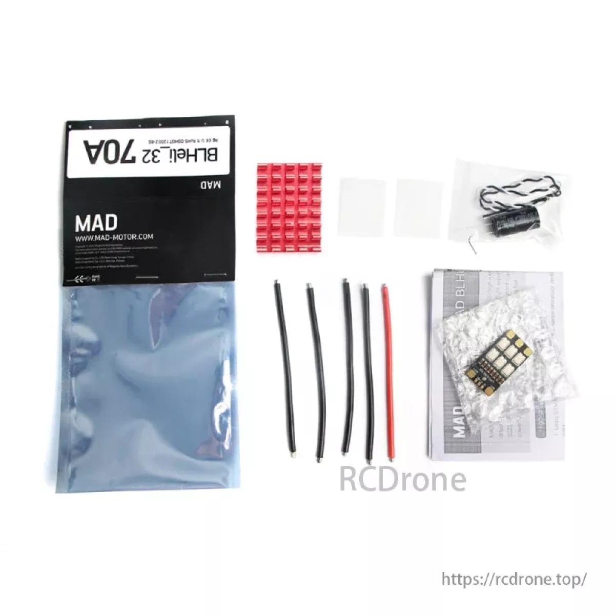ESC MAD BLHeli_32 / AM32 70A 2-8S для дронов, электронный регулятор скорости ESC MAD BLHeli_32 / AM32 70A 2-8S для дронов, электронный регулятор скорости