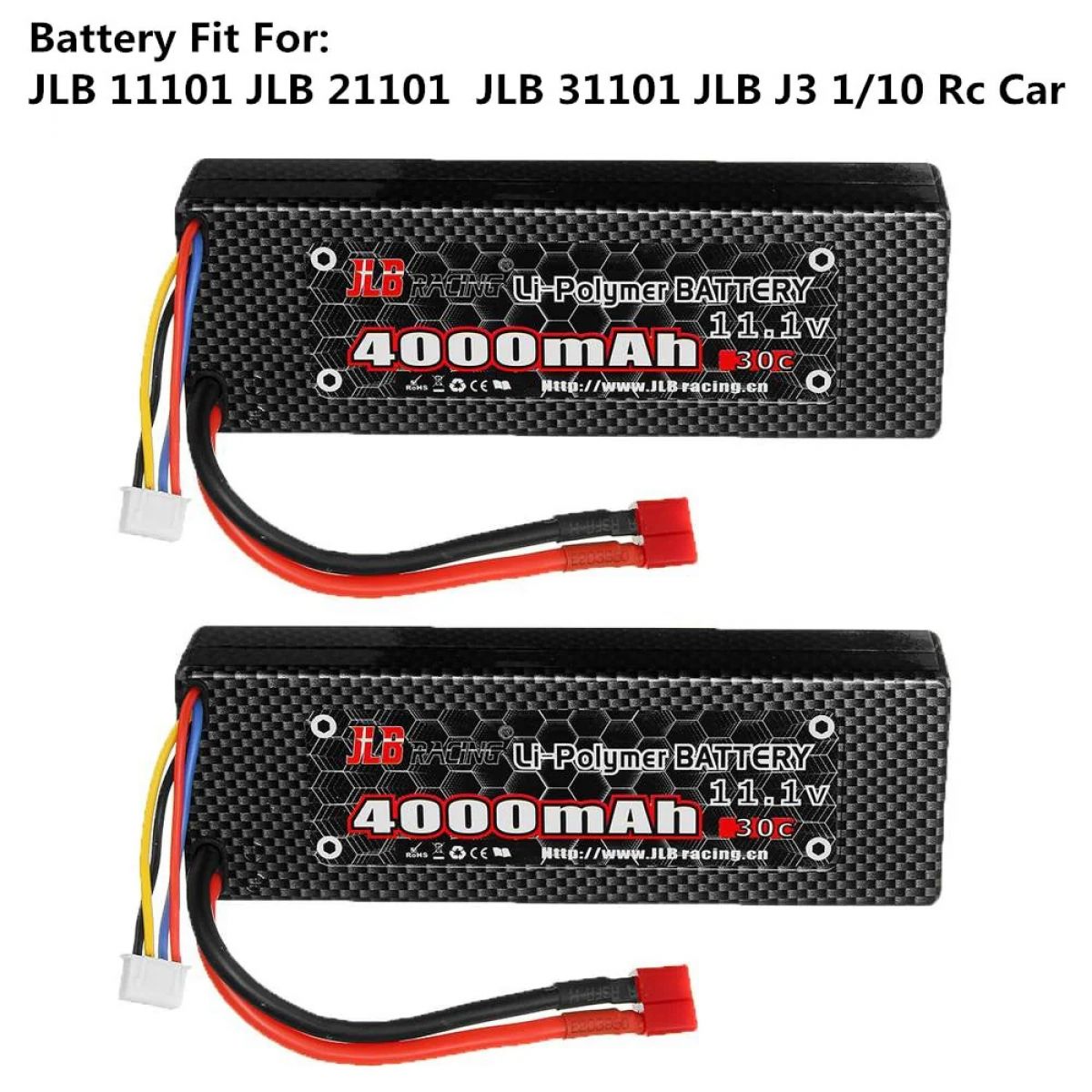 Оригинальный аккумулятор 11.1V 4000mAh 30C 3S LiPo для JLB RC 11101 21101 31101 J3 1/10 запасной Оригинальный аккумулятор 11.1V 4000mAh 30C 3S LiPo для JLB RC 11101 21101 31101 J3 1/10 запасной