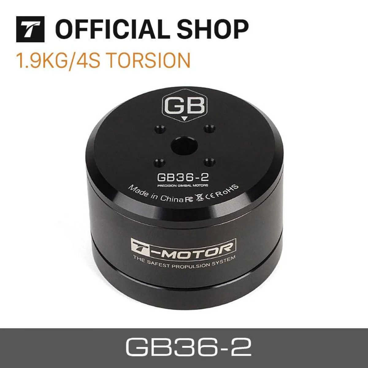 T-motor GB36-2 KV30 4S профессиональный гимбальный мотор с высоким крутящим моментом 2,2 кг T-motor GB36-2 KV30 4S профессиональный гимбальный мотор с высоким крутящим моментом 2,2 кг