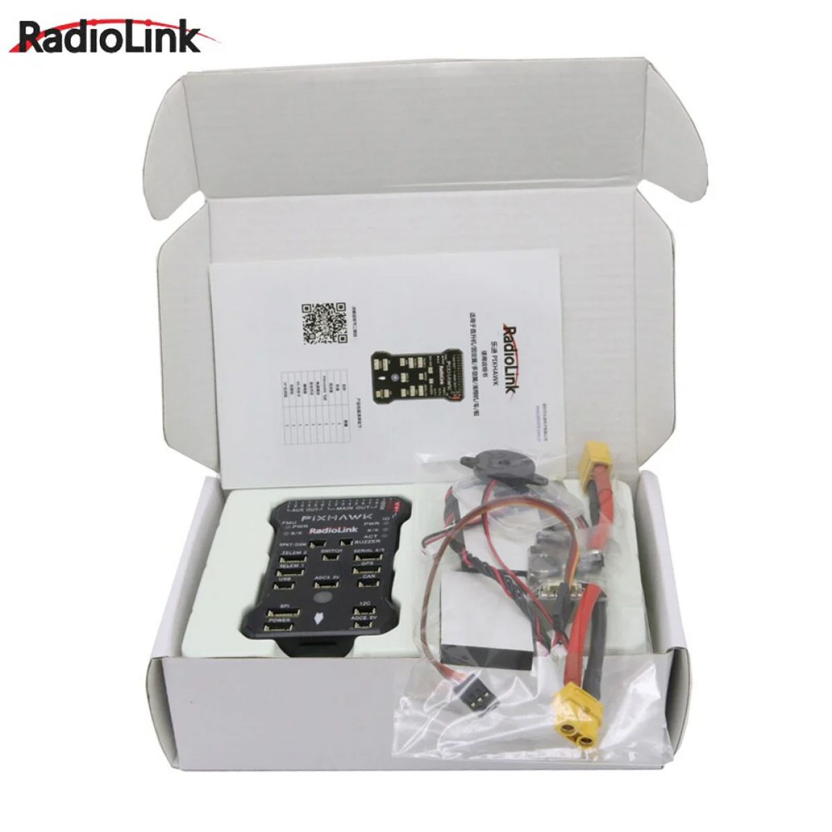 Контроллер полёта Radiolink Pixhawk PIX APM с M8N GPS, буззер, 4G SD, телеметрия для FPV дрона Контроллер полёта Radiolink Pixhawk PIX APM с M8N GPS, буззер, 4G SD, телеметрия для FPV дрона