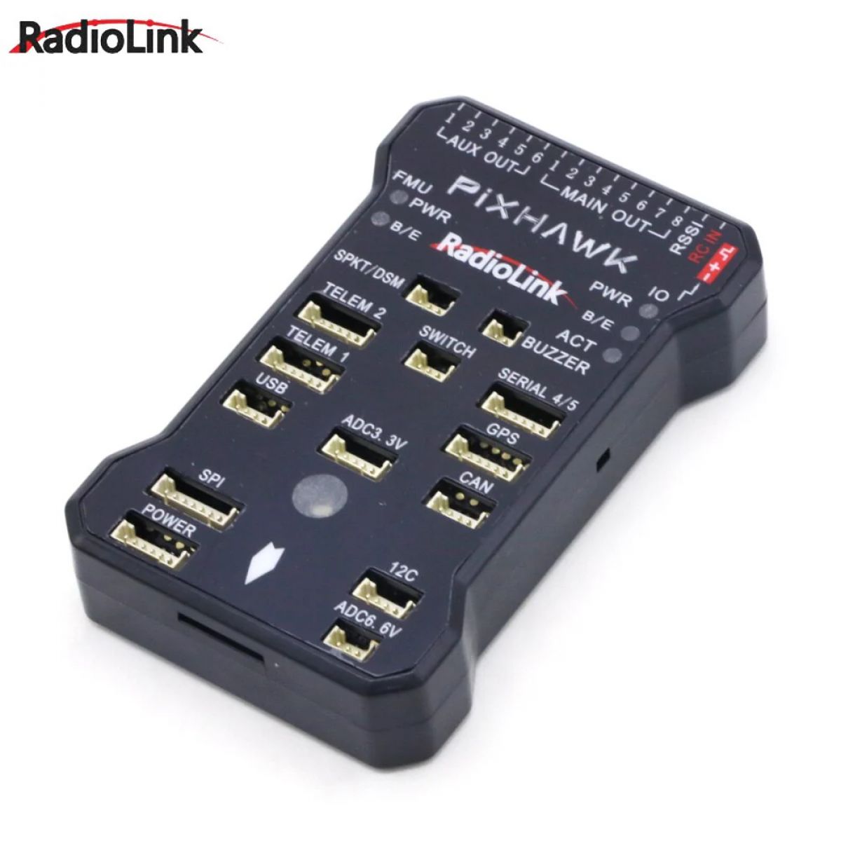 Контроллер полёта Radiolink Pixhawk PIX APM с M8N GPS, буззер, 4G SD, телеметрия для FPV дрона Контроллер полёта Radiolink Pixhawk PIX APM с M8N GPS, буззер, 4G SD, телеметрия для FPV дрона