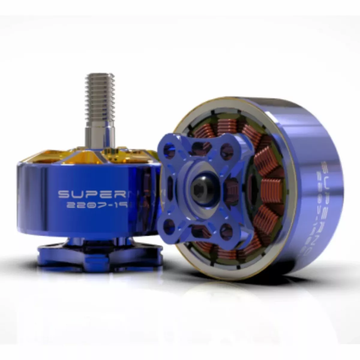 Бесколлекторный мотор RCINPOWER AOS Supernova 2207 1980KV 6S для FPV дрона 5 дюймов, фристайл Бесколлекторный мотор RCINPOWER AOS Supernova 2207 1980KV 6S для FPV дрона 5 дюймов, фристайл