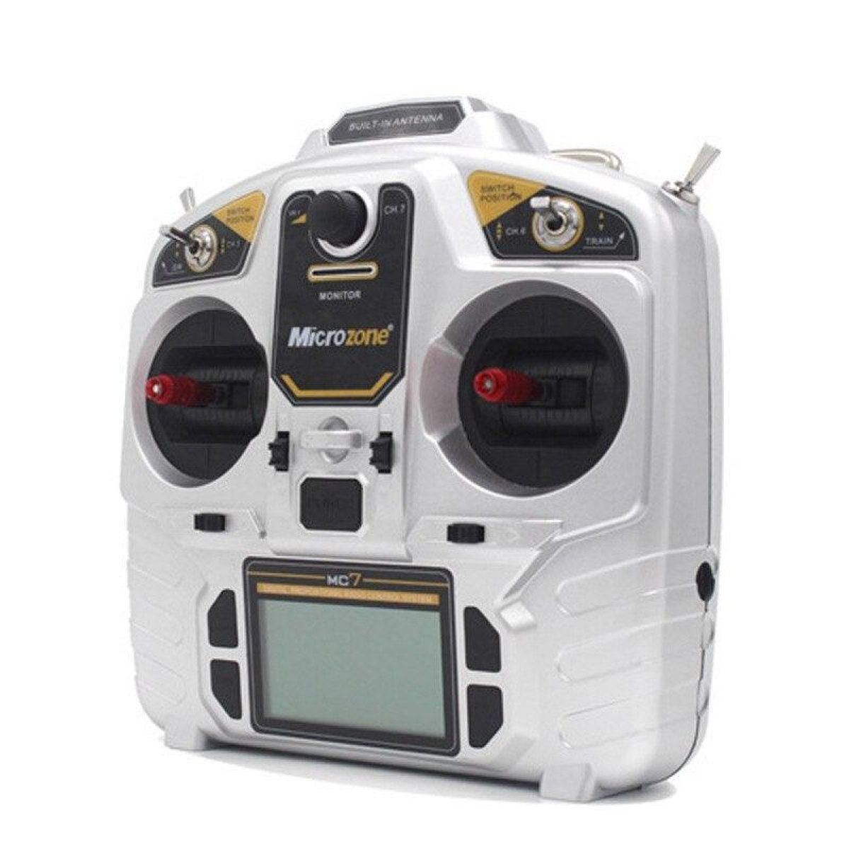 Передатчик MicroZone MC7 2.4G с приёмником MC8RE для RC самолётов, дронов, вертолётов, сравнение с MC6C Передатчик MicroZone MC7 2.4G с приёмником MC8RE для RC самолётов, дронов, вертолётов, сравнение с MC6C
