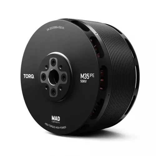 Бесщеточный мотор MAD TORQ M35 IPE 24S 50KV/80KV 53.8кгс для БПЛА, мультикоптеров, электропарапланов