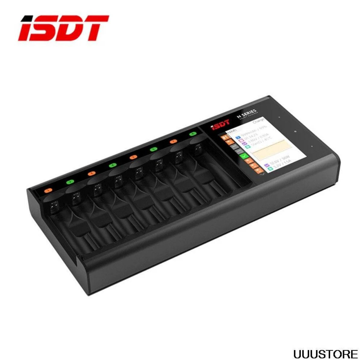 ISDT N8 Зарядное устройство AA AAA N16 N24 для Li-ion LiHv Ni-MH Ni-Cd LiFePO4 аккумуляторов FPV ISDT N8 Зарядное устройство AA AAA N16 N24 для Li-ion LiHv Ni-MH Ni-Cd LiFePO4 аккумуляторов FPV