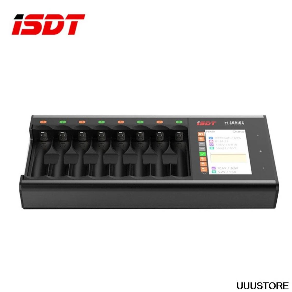 ISDT N8 Зарядное устройство AA AAA N16 N24 для Li-ion LiHv Ni-MH Ni-Cd LiFePO4 аккумуляторов FPV ISDT N8 Зарядное устройство AA AAA N16 N24 для Li-ion LiHv Ni-MH Ni-Cd LiFePO4 аккумуляторов FPV