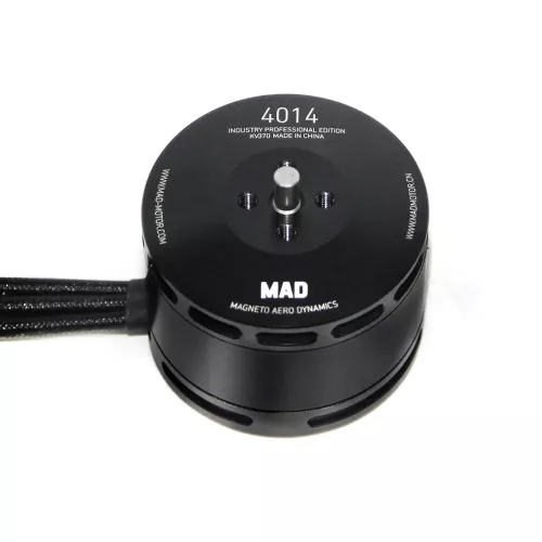 Бесколлекторный мотор MAD 4014 IPE KV370/400/450 для квадрокоптеров 4–8 кг, 6S, привязной