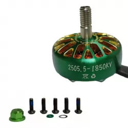 Бесколлекторный мотор 2505.5 1550KV/1850KV 4-6S с титановым валом для FPV дронов 6-7 дюймов