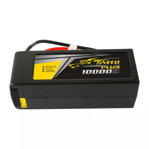 Смарт-аккумулятор Tattu Plus 22.2V 25C 10000mAh 6S LiPo с разъёмами EC5, AS150+XT150 (новая версия)
