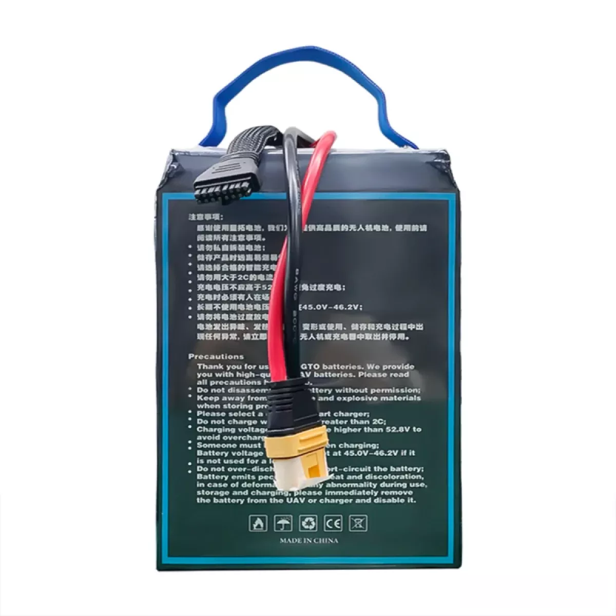 Аккумулятор XINGTO 46.2V 12S HV 40000mAh 10C LiPo – 260Втч/кг, высокая плотность для дрона Аккумулятор XINGTO 46.2V 12S HV 40000mAh 10C LiPo – 260Втч/кг, высокая плотность для дрона