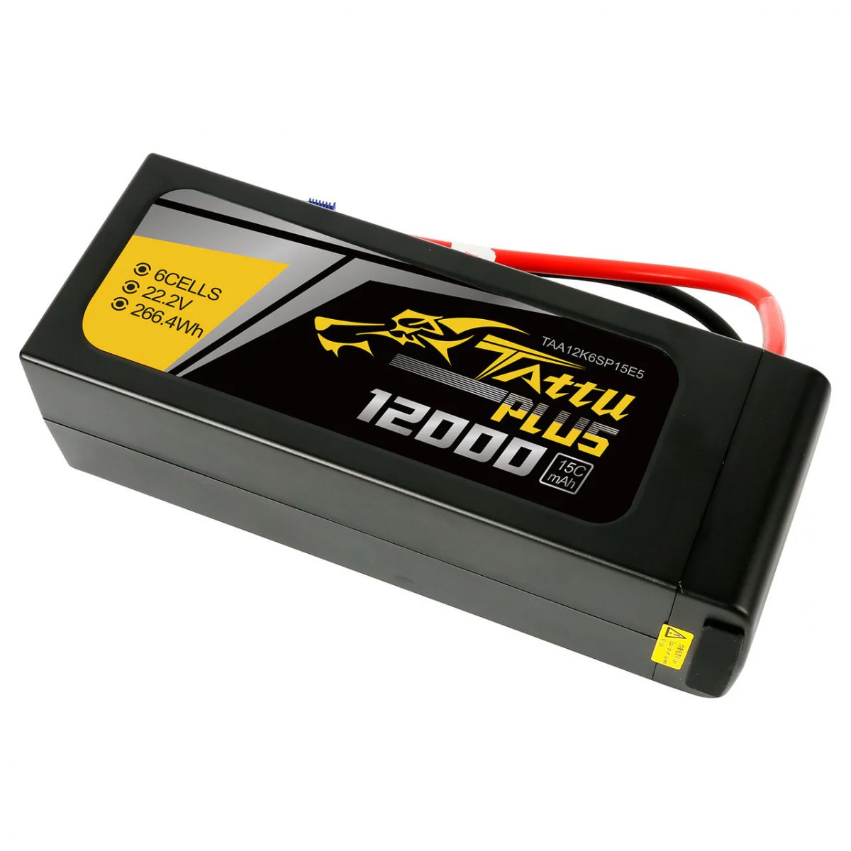 Tattu Plus 12000mAh 6S 15C 22.2V Смарт LiPo аккумулятор с EC5/AS150+XT150 (новая версия) Tattu Plus 12000mAh 6S 15C 22.2V Смарт LiPo аккумулятор с EC5/AS150+XT150 (новая версия)