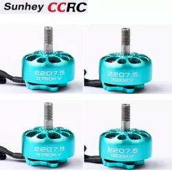 Бесколлекторный мотор CCRC Sunhey 2207.5 1900KV/2750KV 3-6S для FPV фристайл дронов 5"