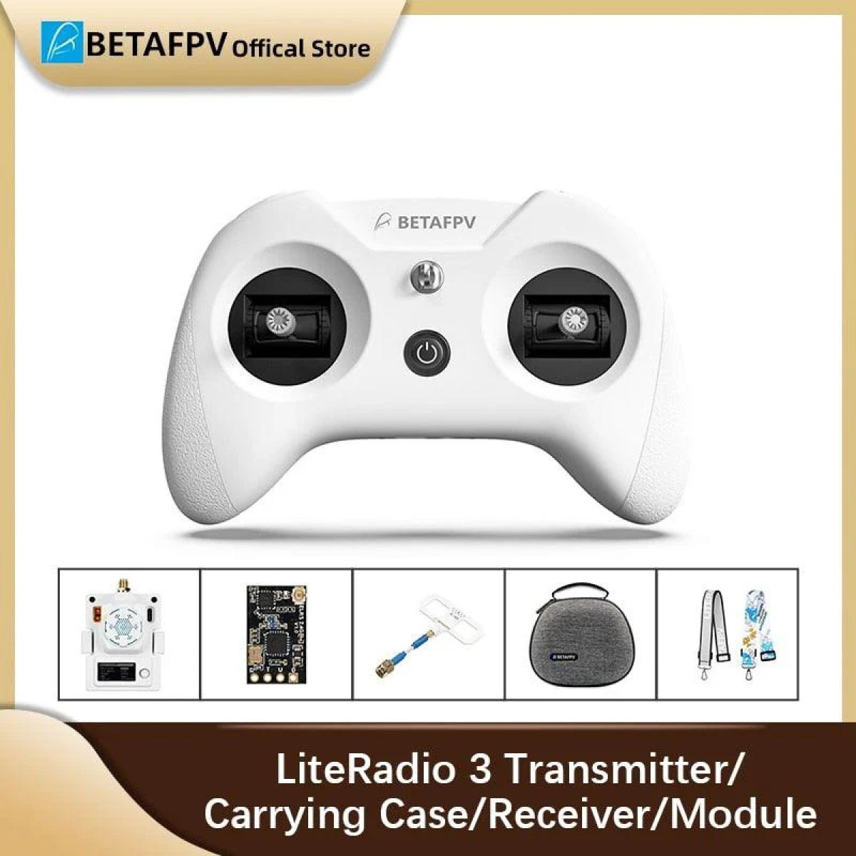 Пульт BETAFPV LiteRadio 3/2 SE ExpressLRS 8 каналов 2.4G для гоночных FPV-дронов Cetus PRO Пульт BETAFPV LiteRadio 3/2 SE ExpressLRS 8 каналов 2.4G для гоночных FPV-дронов Cetus PRO