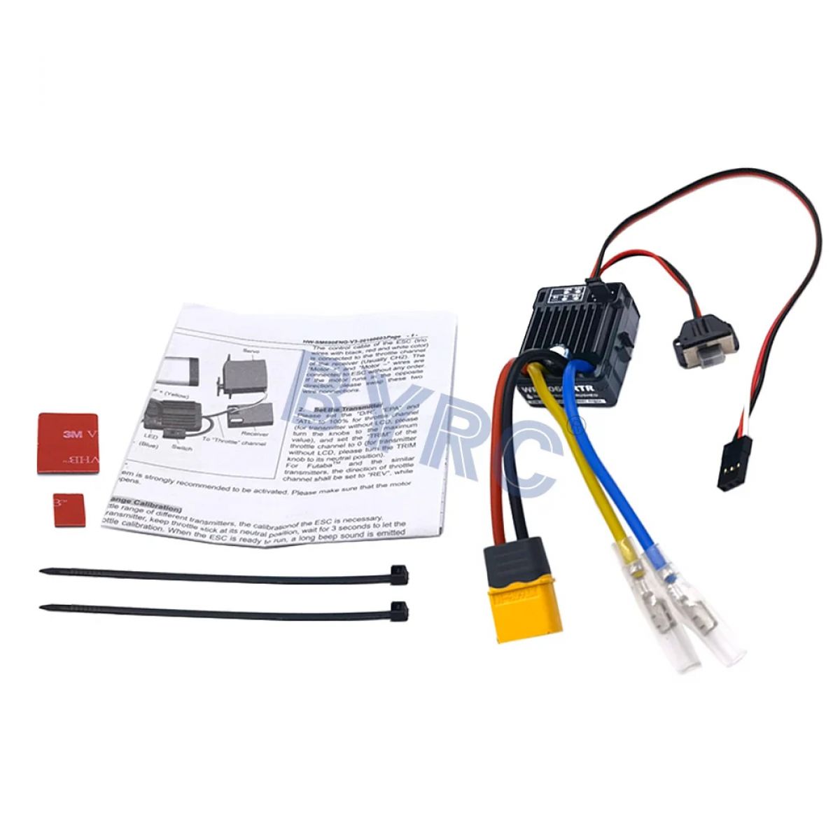 HobbyWing QuicRun 1060 RTR 60A ESC влагозащищённый для 1:10 RC авто Axial SCX10 HSP багги HobbyWing QuicRun 1060 RTR 60A ESC влагозащищённый для 1:10 RC авто Axial SCX10 HSP багги
