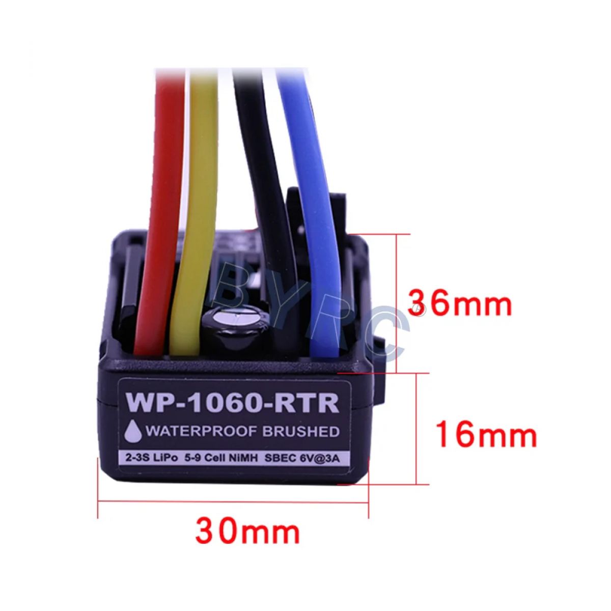 HobbyWing QuicRun 1060 RTR 60A ESC влагозащищённый для 1:10 RC авто Axial SCX10 HSP багги HobbyWing QuicRun 1060 RTR 60A ESC влагозащищённый для 1:10 RC авто Axial SCX10 HSP багги