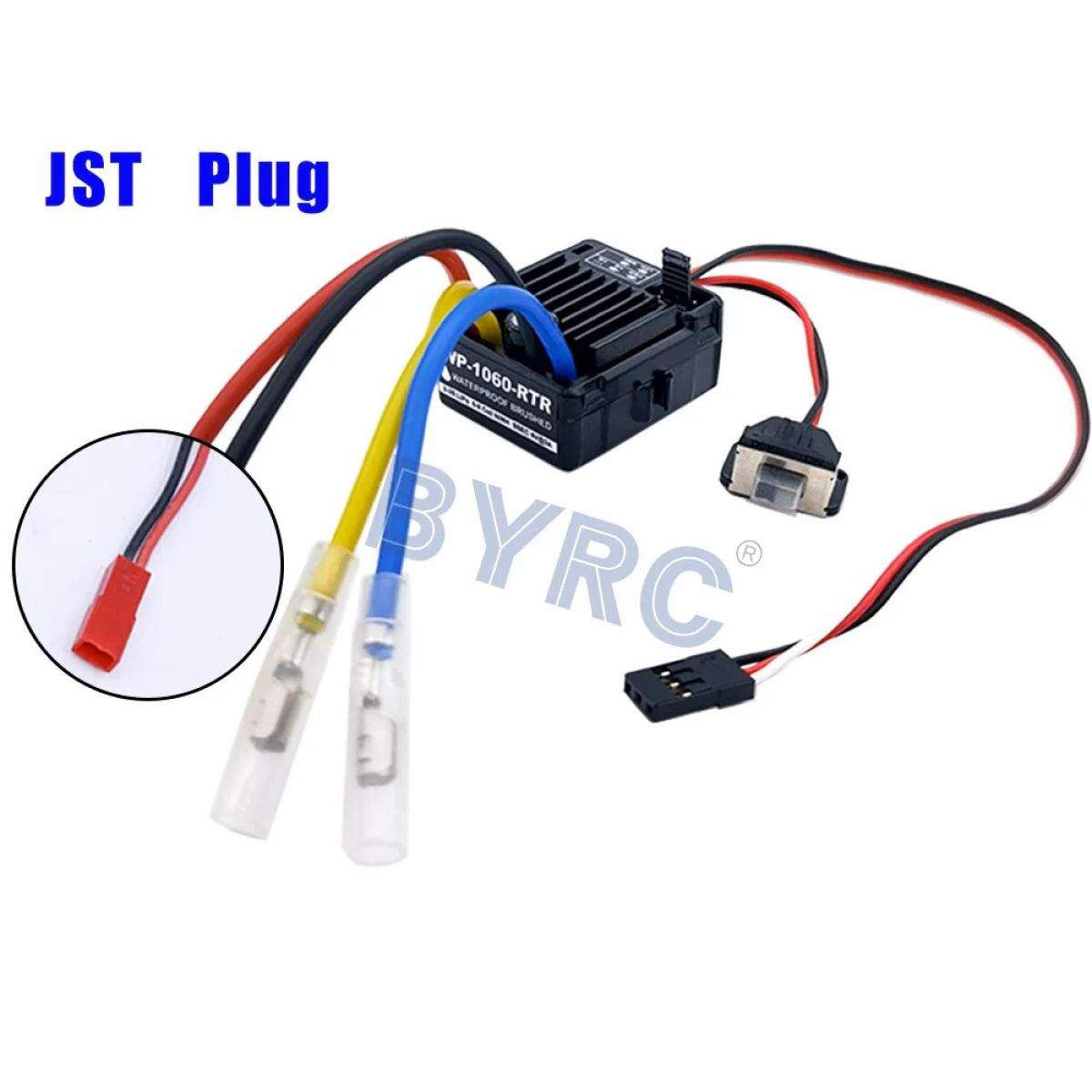 HobbyWing QuicRun 1060 RTR 60A ESC влагозащищённый для 1:10 RC авто Axial SCX10 HSP багги HobbyWing QuicRun 1060 RTR 60A ESC влагозащищённый для 1:10 RC авто Axial SCX10 HSP багги