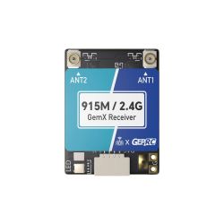 Приёмник GEPRC ELRS 915M/2.4G Gemini Xrossband для FPV-дрона – двухдиапазонный, 100мВт, 1000Гц, TCXO