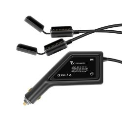 Быстрое зарядное устройство 3-в-1 для аккумулятора и пульта DJI Mavic 2 Pro/Zoom с USB
