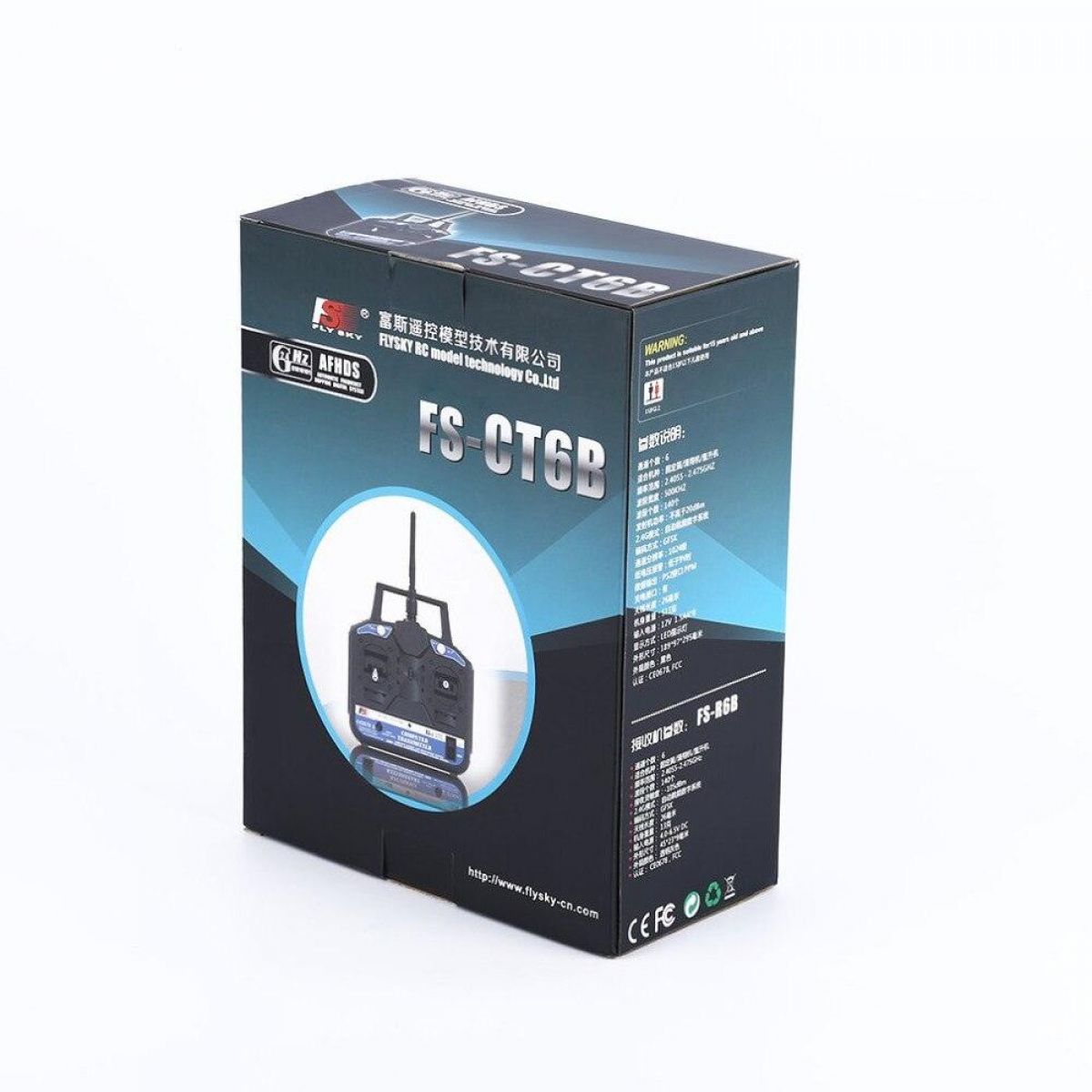 Flysky FS-CT6B 2.4G 6-канальный передатчик AFHDS с приёмником FS-R6B для квадрокоптера и самолёта Flysky FS-CT6B 2.4G 6-канальный передатчик AFHDS с приёмником FS-R6B для квадрокоптера и самолёта