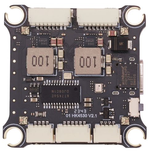 Контроллер полёта HAKRC F4520 V2 для FPV-дрона – STM32F405, 5 UART, 20x20мм, 2–6S, разъём DJI