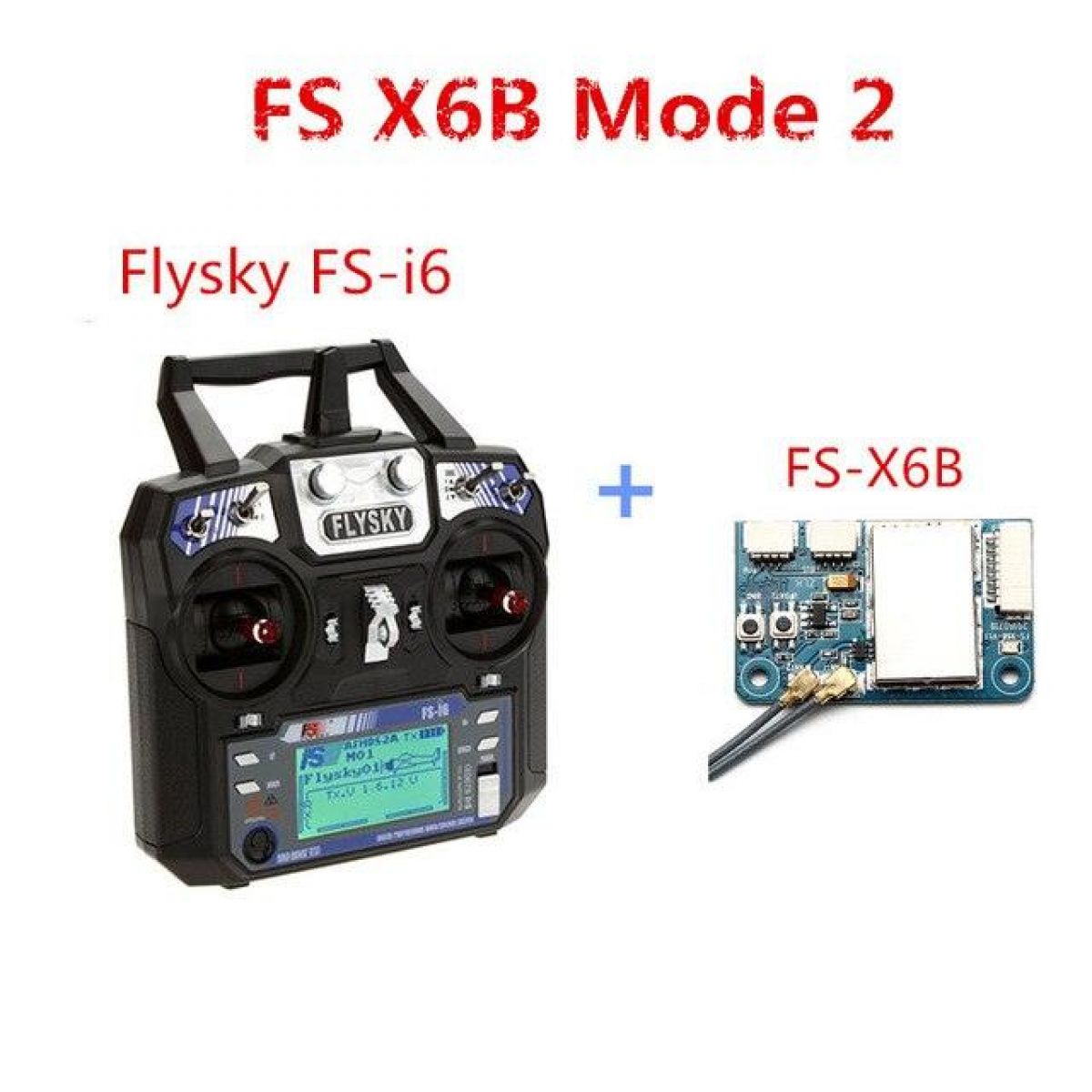 Аппаратура FLYSKY FS-i6 2.4G 6CH AFHDS 2A с приёмниками IA6B X6B A8S для самолётов и дронов Аппаратура FLYSKY FS-i6 2.4G 6CH AFHDS 2A с приёмниками IA6B X6B A8S для самолётов и дронов