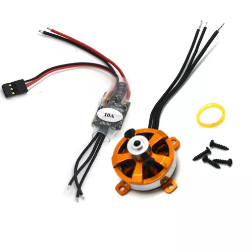 Бесщеточный мотор XXD A2205 1400KV/1600KV с креплением + 10A ESC для RC самолетов, F3P, квадрокоптеров