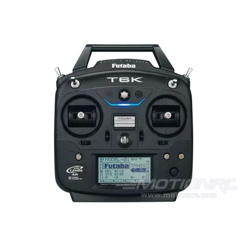 Передатчик Futaba 6K-V3S 8-канальный S-FHSS/T-FHSS, LCD 128x64, с приёмником R3008SB
