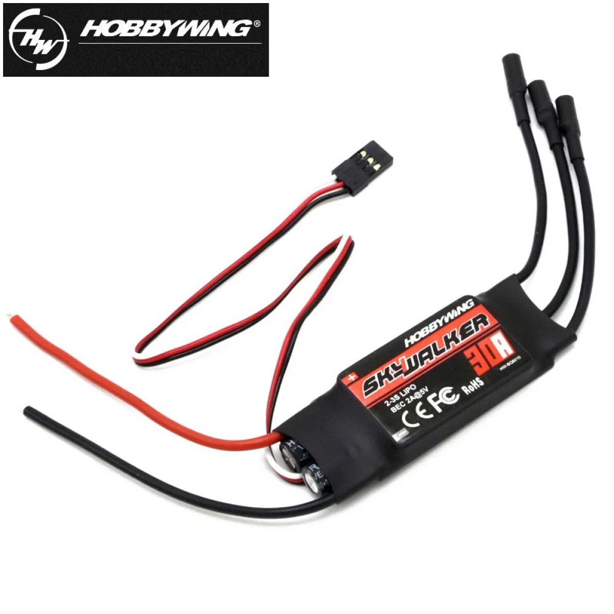 Регулятор скорости ESC с UBEC Hobbywing Skywalker 20A-80A для FPV дронов, самолётов и вертолётов Регулятор скорости ESC с UBEC Hobbywing Skywalker 20A-80A для FPV дронов, самолётов и вертолётов