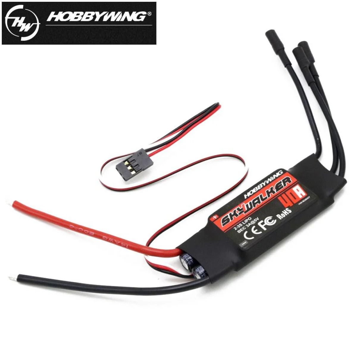Регулятор скорости ESC с UBEC Hobbywing Skywalker 20A-80A для FPV дронов, самолётов и вертолётов Регулятор скорости ESC с UBEC Hobbywing Skywalker 20A-80A для FPV дронов, самолётов и вертолётов
