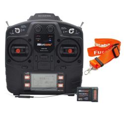 Пульт Microzone MC8B 2.4ГГц 8 каналов + приёмник MC8RE/MC9002 для самолётов и вертолётов RC