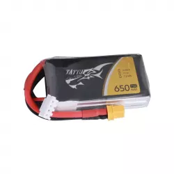 Аккумулятор LiPo TATTU 3S/4S 11.1/14.8В 650мАч 75C для FPV-дронов с разъемом XT30/XT60