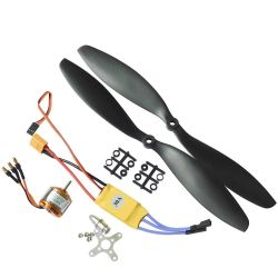 Бесколлекторный мотор Sida XXD A2212 KV930/1000/1400/2200 + 30A ESC + 1045 пропеллер комплект