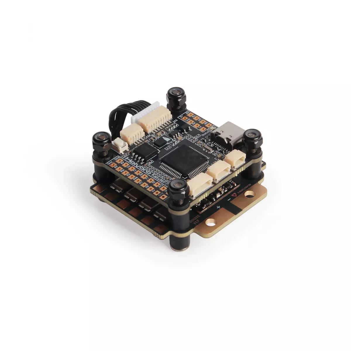 Стек полётного контроллера Holybro Kakute F722 и Tekko32 F4 4в1 50A/60A/65A ESC 8S, DJI HD, AM32/BLHeli32 Стек полётного контроллера Holybro Kakute F722 и Tekko32 F4 4в1 50A/60A/65A ESC 8S, DJI HD, AM32/BLHeli32