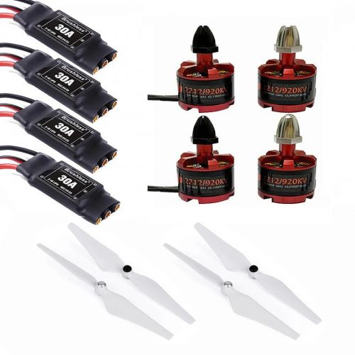 Бесколлекторный мотор 2212 920KV и ESC 30A 2-4S с пропеллером 9450 для квадрокоптеров F450/F550