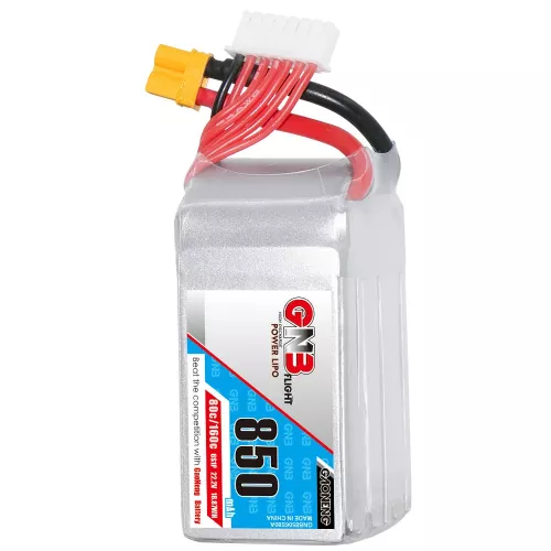 2 шт. GaoNeng GNB 6S 22.2В 850мАч 80C/160C LiPo аккумулятор для FPV гоночного дрона