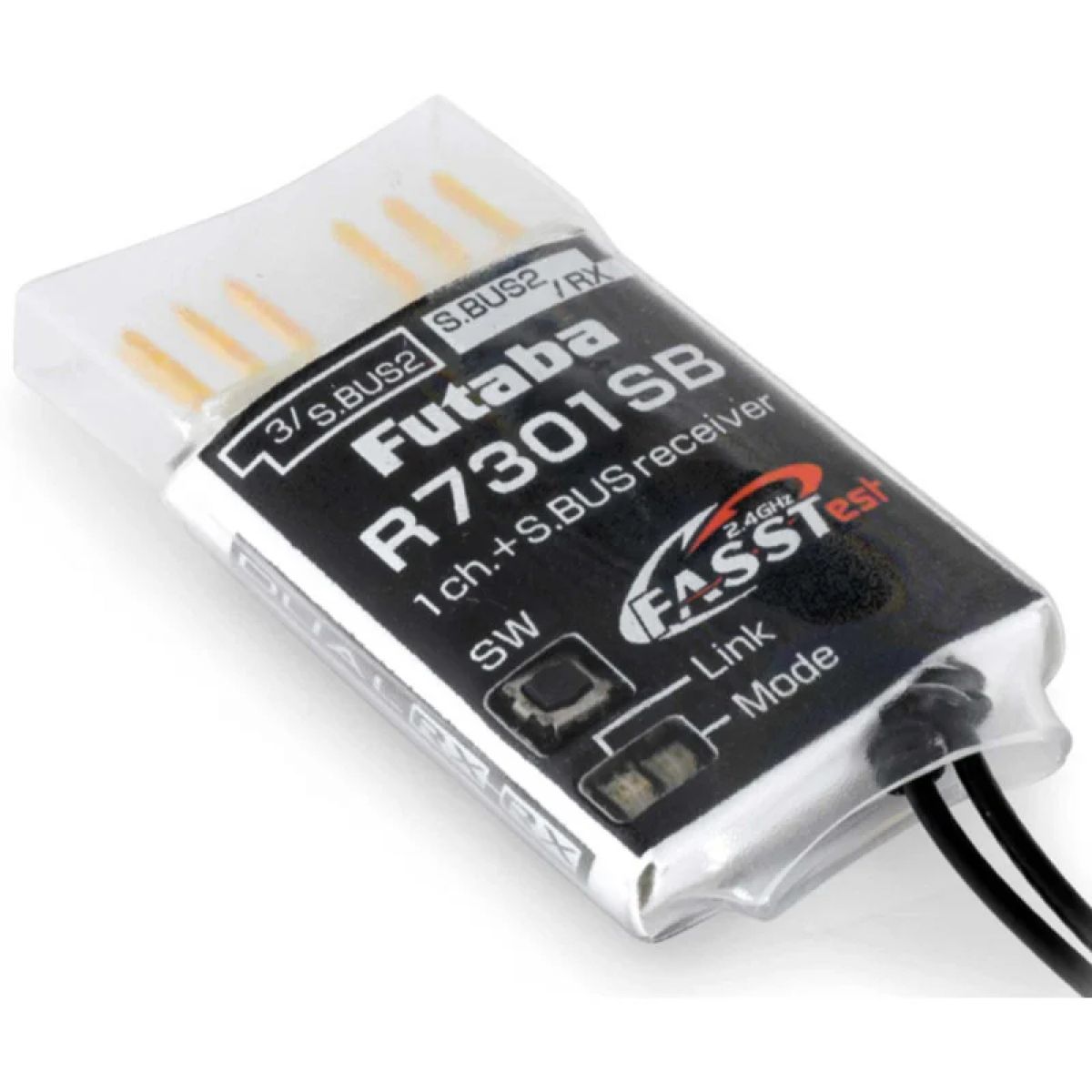 Futaba R7301SB 2.4GHz 1-канальный PWM + 26-канальный S.BUS FASSTest Dual RX авиа приемник Futaba R7301SB 2.4GHz 1-канальный PWM + 26-канальный S.BUS FASSTest Dual RX авиа приемник