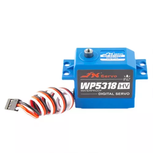 JXServo WP5318HV — водонепроницаемый металлопластиковый цифровой серво 18кг 6–8.4В для RC моделей
