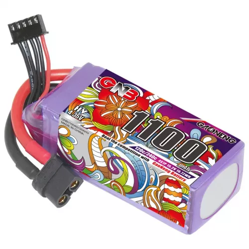 GAONENG GNB 4S HV 15.2В 1100мАч 120C LiPo аккумулятор для FPV гоночного дрона