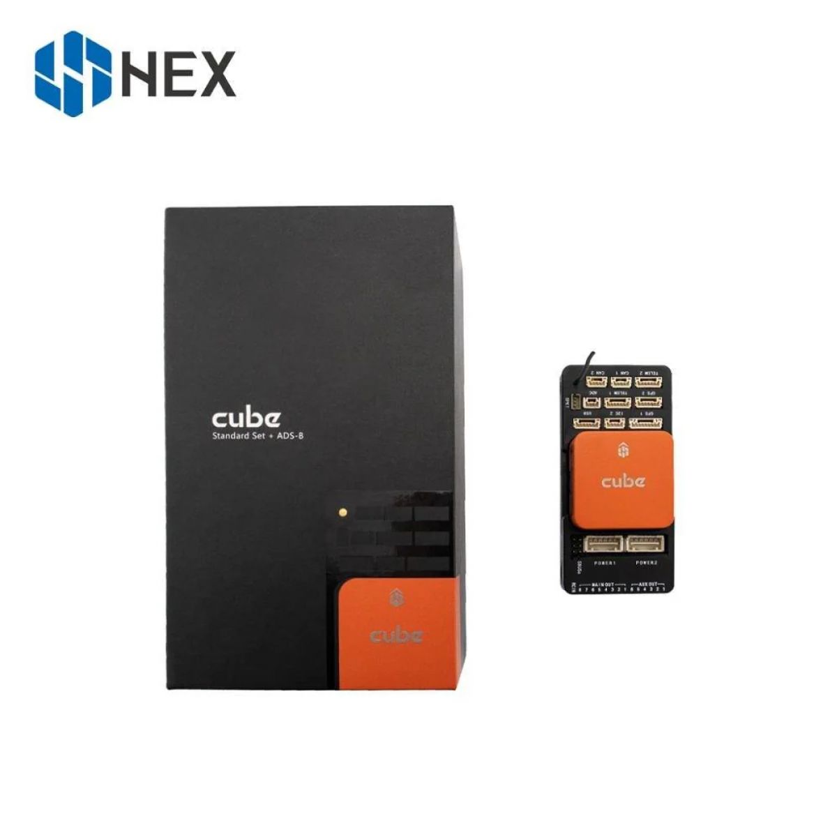 Контроллер полёта HEX Pixhawk 2.1 PX4 PIX 32 Bit – The Cube Orange Standard Set с Here 3+ (Plus) GPS и ADS-B Carrier Board Контроллер полёта HEX Pixhawk 2.1 PX4 PIX 32 Bit – The Cube Orange Standard Set с Here 3+ (Plus) GPS и ADS-B Carrier Board