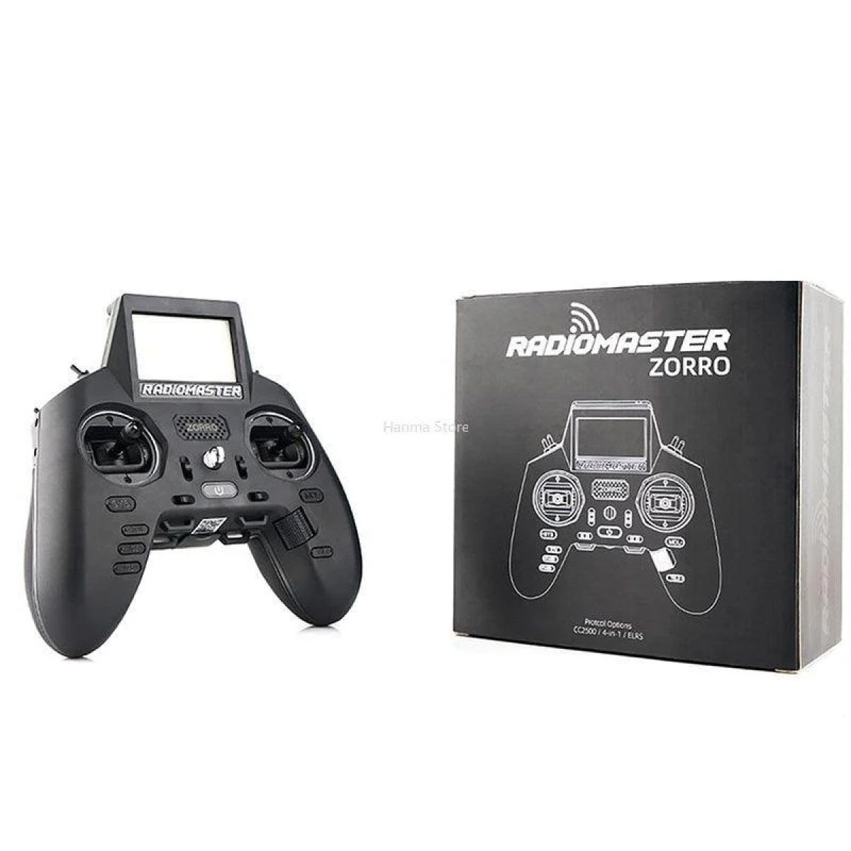 Аппаратура управления RadioMaster Zorro ELRS 2.4 ГГц CC2500 JP4IN1 с батареей и Hall-джойстиками Аппаратура управления RadioMaster Zorro ELRS 2.4 ГГц CC2500 JP4IN1 с батареей и Hall-джойстиками