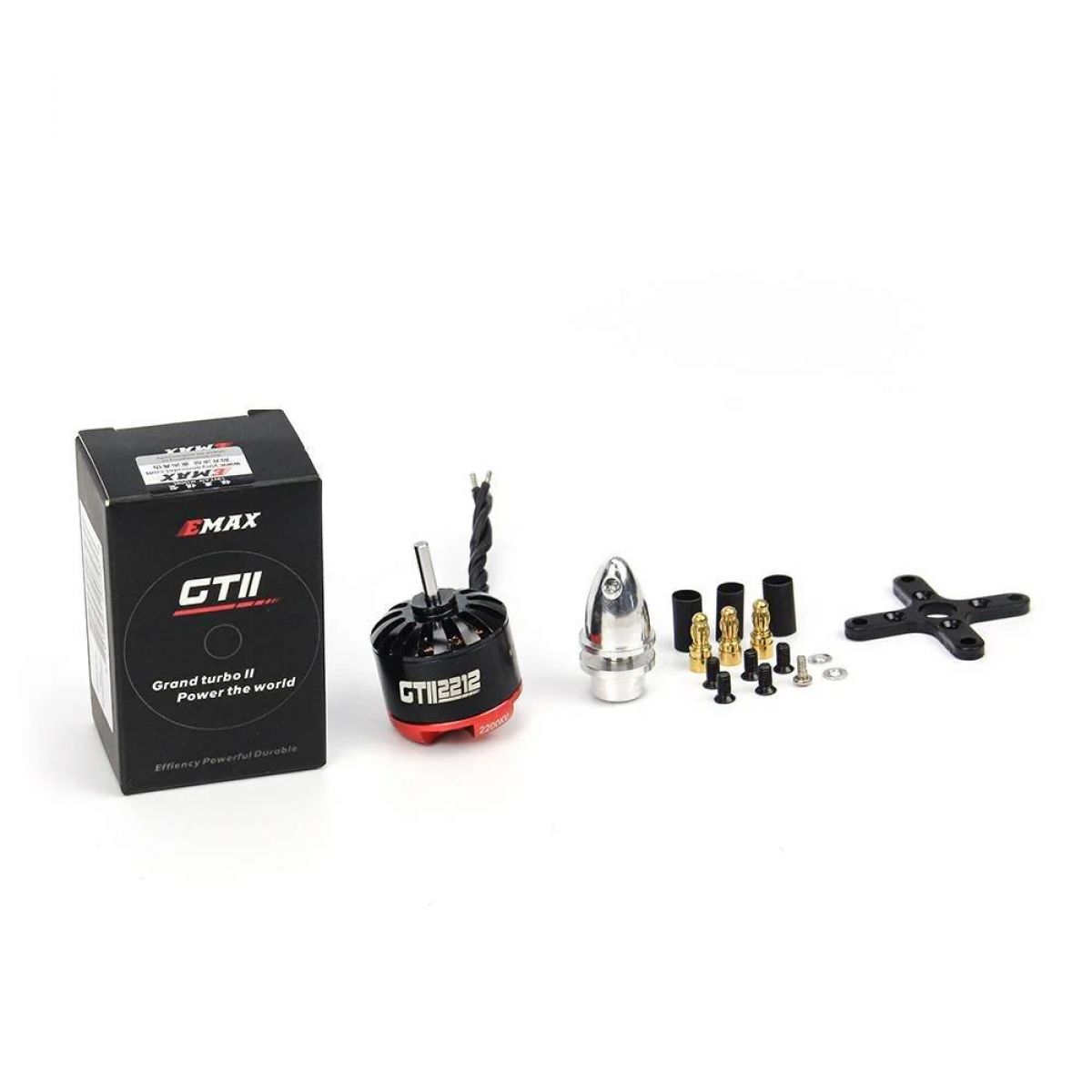 Бесколлекторный мотор Emax GTII-2212C 1000kv 1400kv 2450kv для FPV дрона и RC самолёта Бесколлекторный мотор Emax GTII-2212C 1000kv 1400kv 2450kv для FPV дрона и RC самолёта