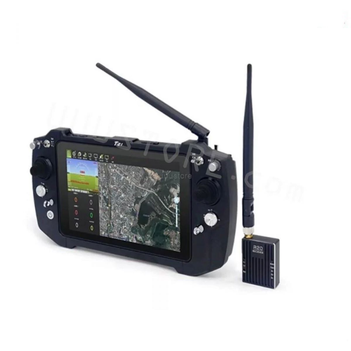 T21 FPV портативная наземная станция 30КМ, 8" IPS, Dual Link P900 900МГц, система ДУ для дрона T21 FPV портативная наземная станция 30КМ, 8" IPS, Dual Link P900 900МГц, система ДУ для дрона