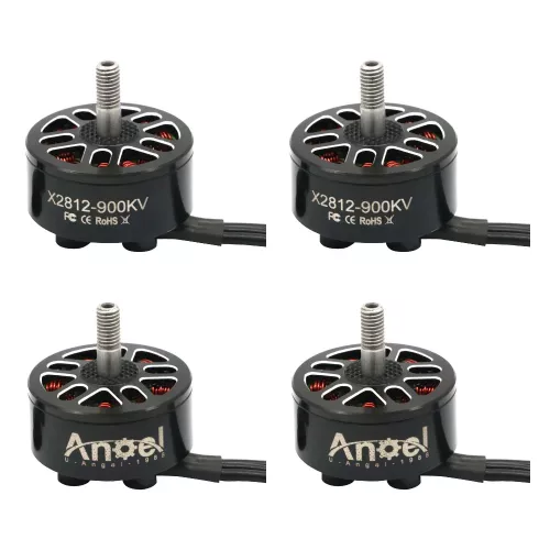 Набор 4шт X2812 900KV/1115KV бесколлекторные моторы для 7-9" FPV дронов и авиамоделей 3-6S