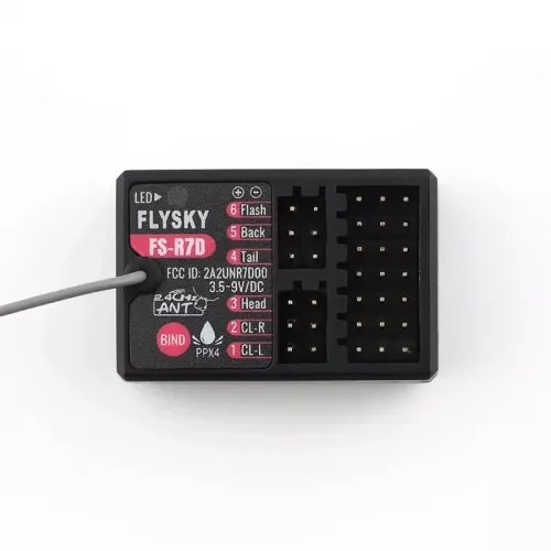 Приёмник Flysky 2.4G ANT PWM, одиночная антенна, совместим с FS-G7P G4P ST8, модели FS-R7V и др.