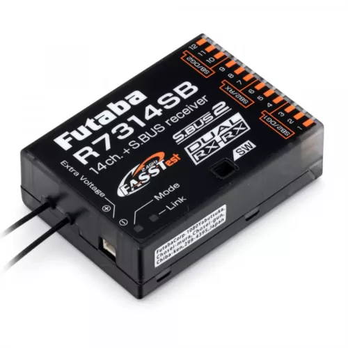 Приёмник Futaba R7314SB 14-канальный 2.4G S.BUS 2 FASSTest Dual RX Link