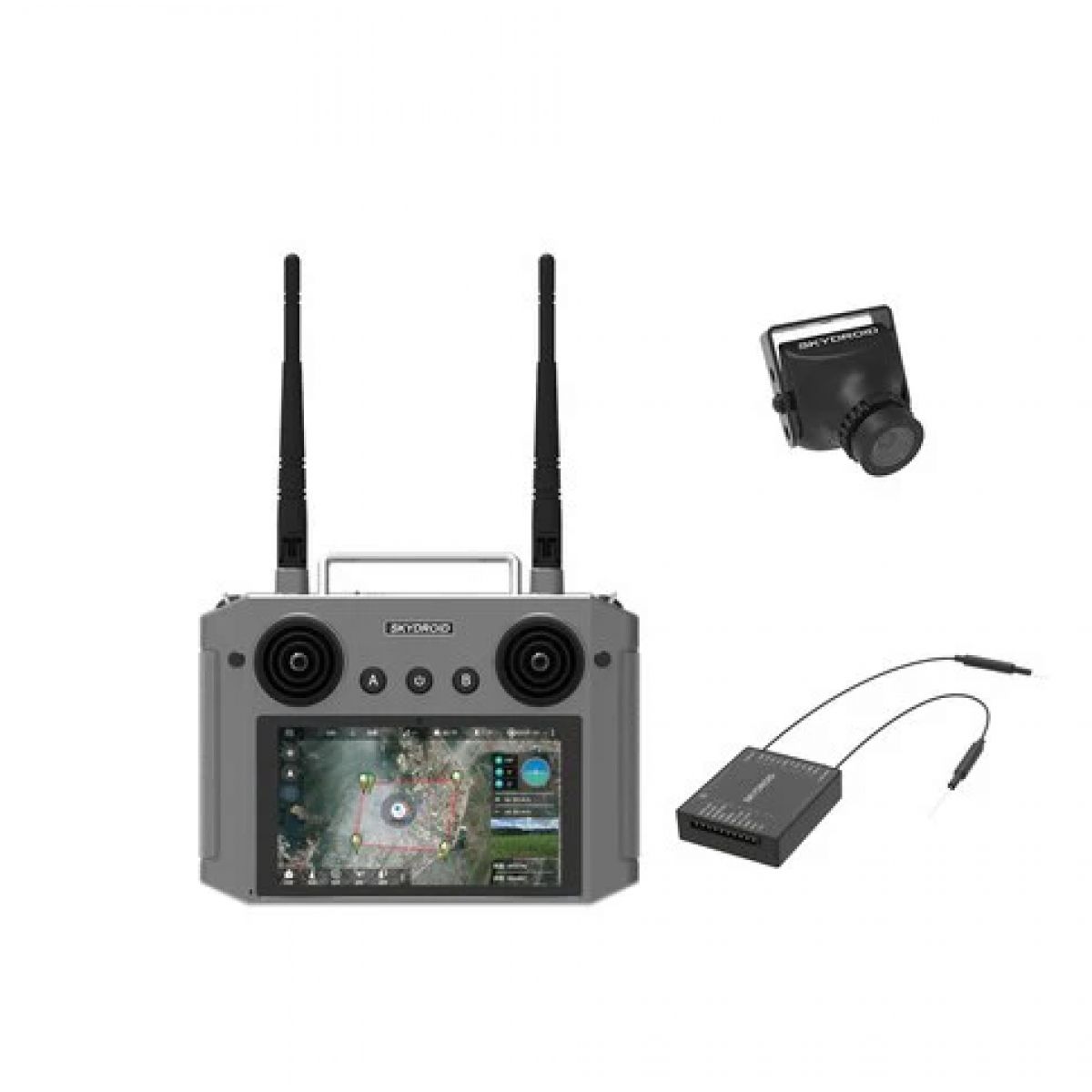 Пульт CUAV Skydroid H12 с RX и камерой, 12 каналов, 2.4ГГц, 1080P, цифровая передача данных Пульт CUAV Skydroid H12 с RX и камерой, 12 каналов, 2.4ГГц, 1080P, цифровая передача данных