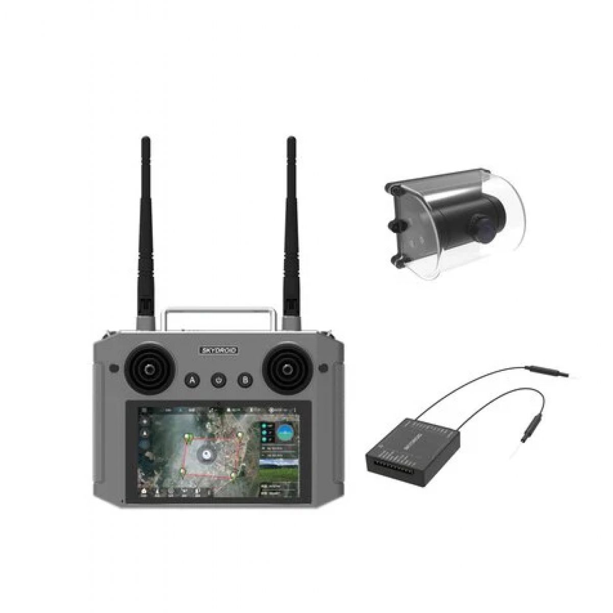 Пульт CUAV Skydroid H12 с RX и камерой, 12 каналов, 2.4ГГц, 1080P, цифровая передача данных Пульт CUAV Skydroid H12 с RX и камерой, 12 каналов, 2.4ГГц, 1080P, цифровая передача данных