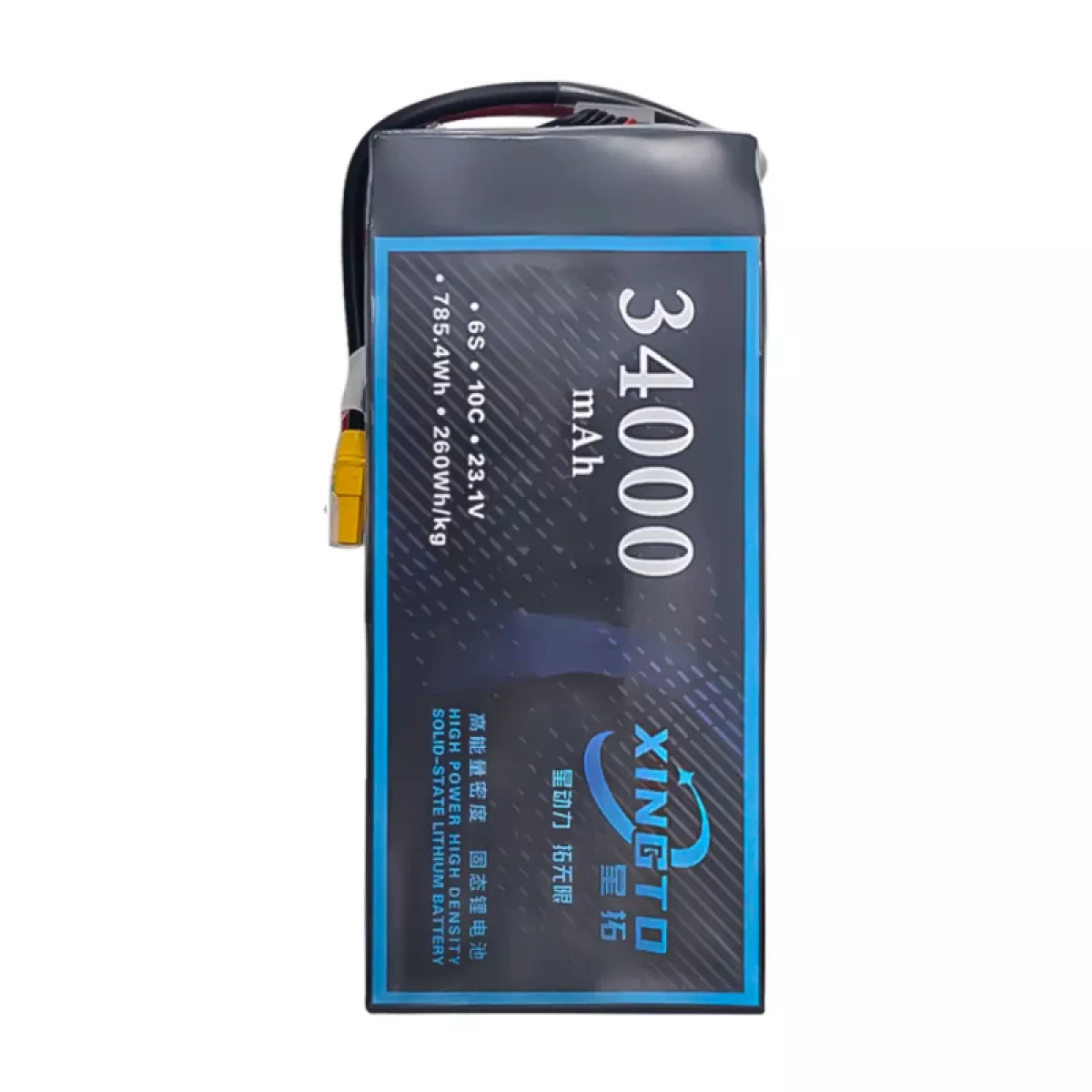 XINGTO 23.1V 6S HV 34000mAh LiPo – высокоплотная полу-твердотельная батарея для дронов UAV XINGTO 23.1V 6S HV 34000mAh LiPo – высокоплотная полу-твердотельная батарея для дронов UAV